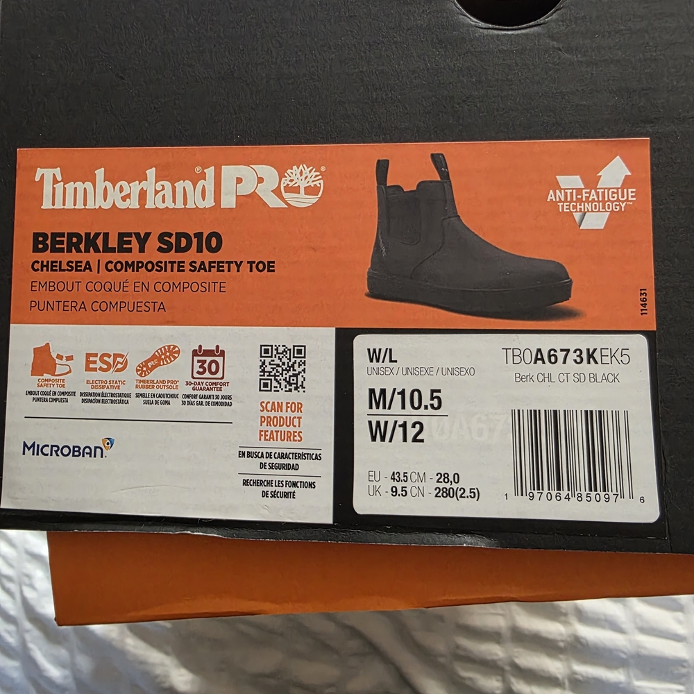 Timberland PRO Black Chelsea Boots